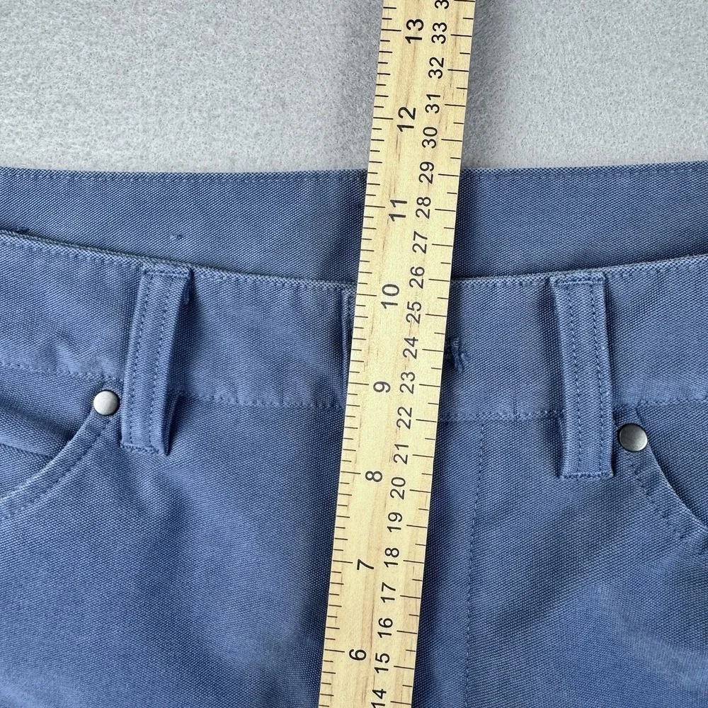 Lululemon ABC Slim-Fit 5-Pocket Pant 32x31 Utilitech Canvas Golf Trouser Blue
